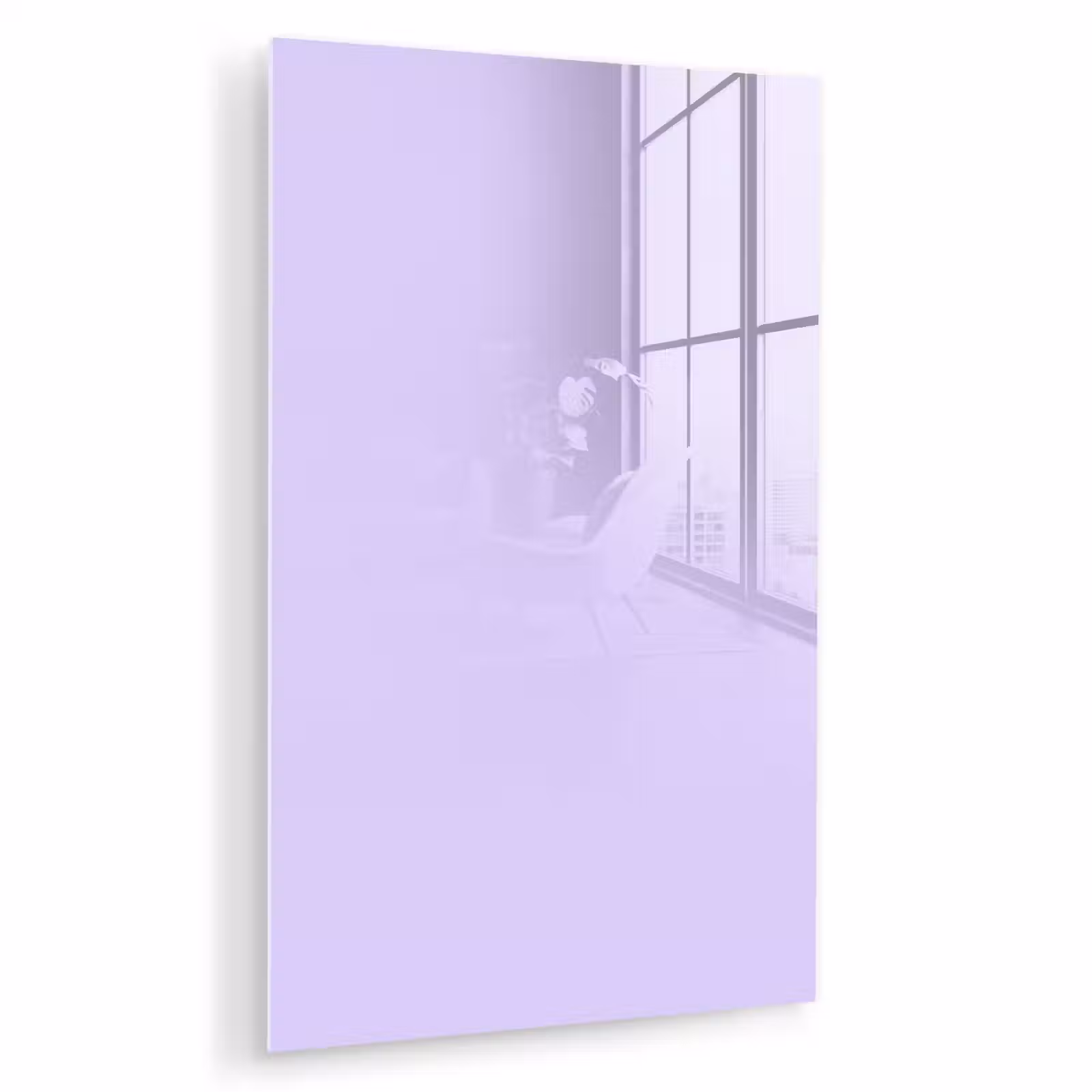 Glas schilderij - Light - Orchid - Paars — 1