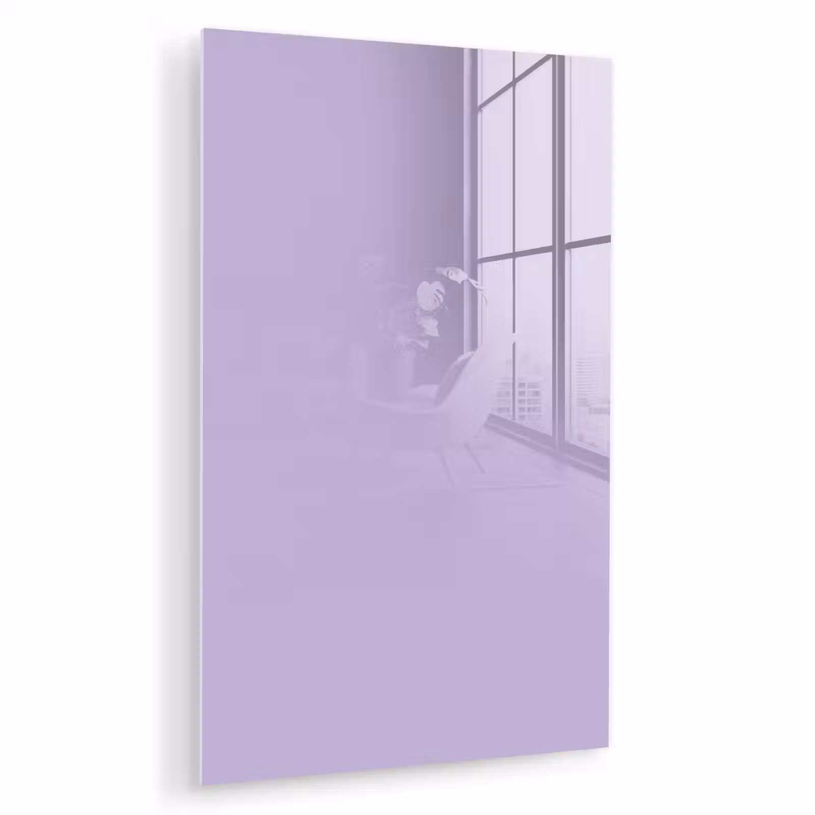 Glas schilderij - Pastel - Lilac - Paars — 1