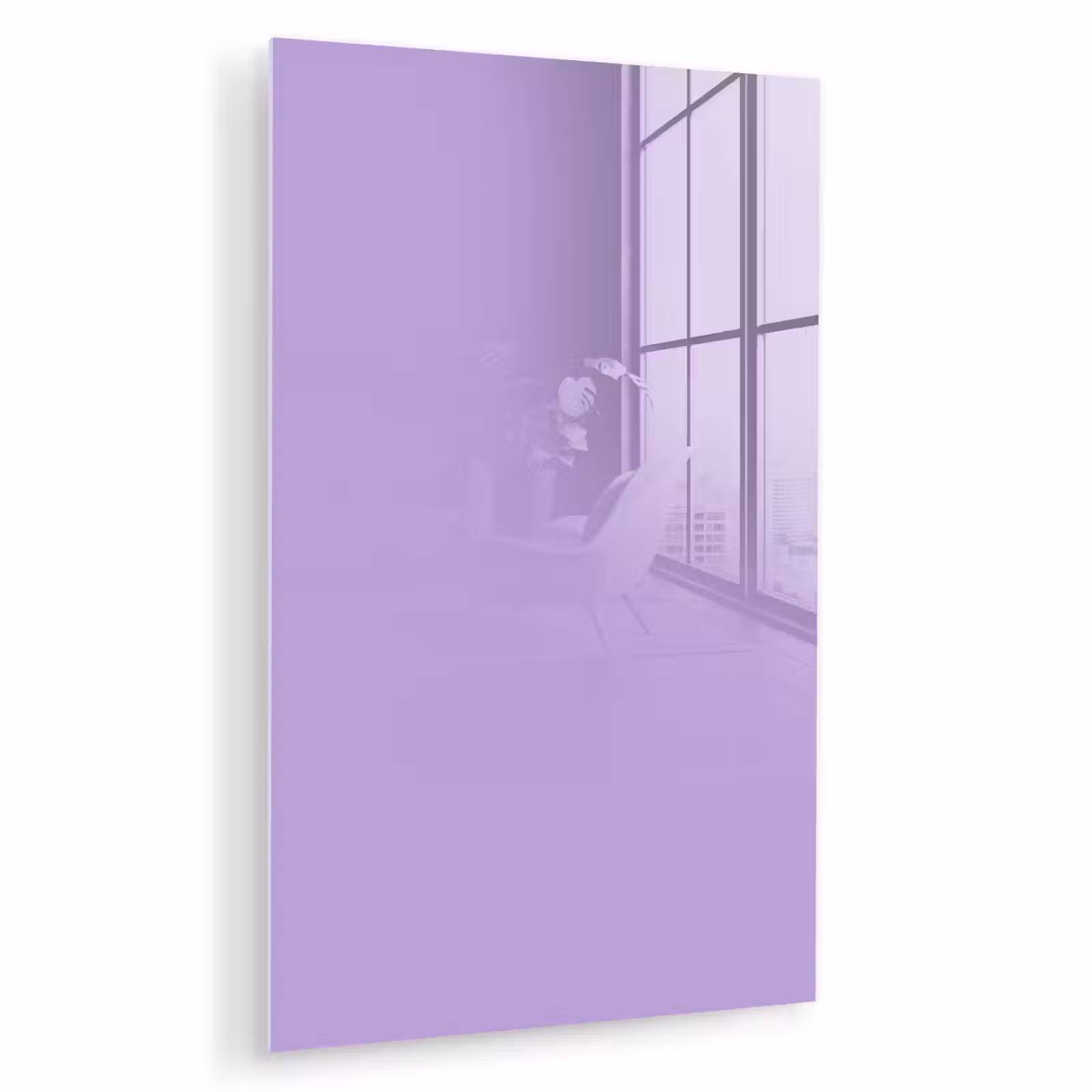 Glas schilderij - Soft - Lavender - Paars — 1