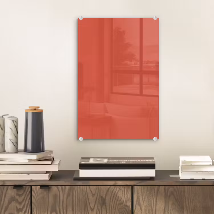Glas schilderij - Brick - Red - Rood — 2