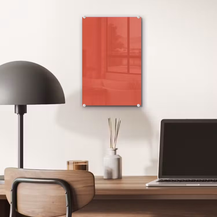 Glas schilderij - Brick - Red - Rood — 7