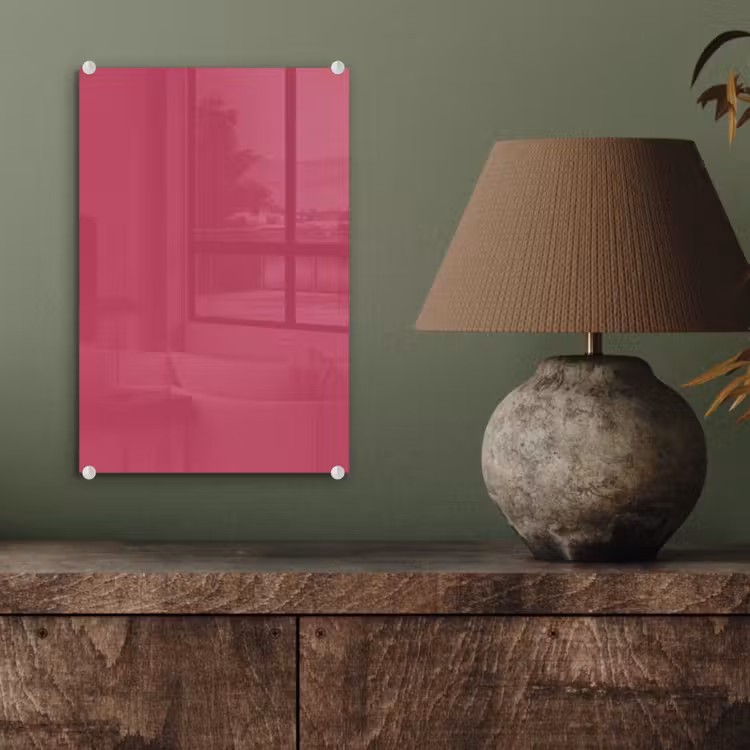 Glas schilderij - Deep - Berry - Rood — 4