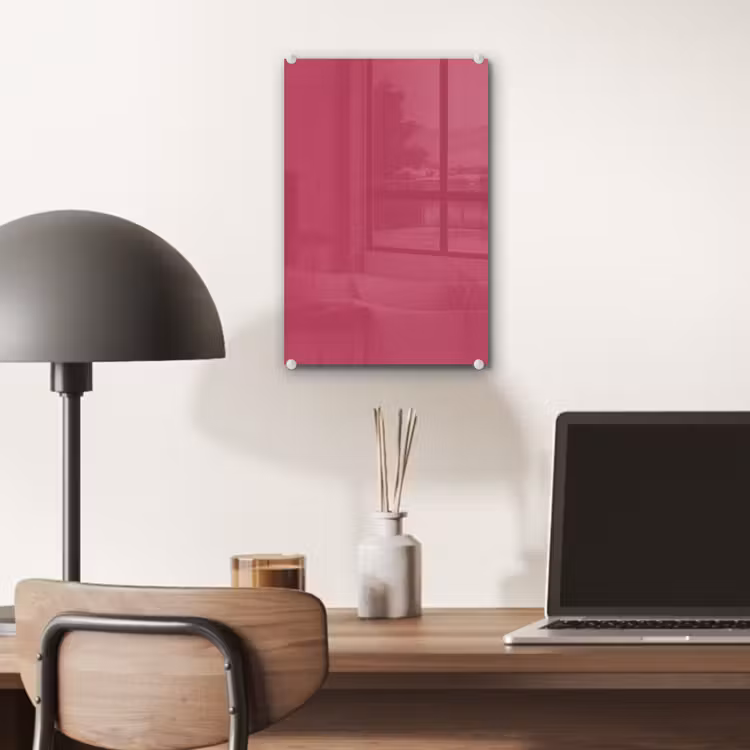 Glas schilderij - Deep - Berry - Rood — 7
