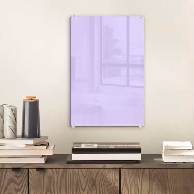 Glas schilderij - Light - Orchid - Paars — 2