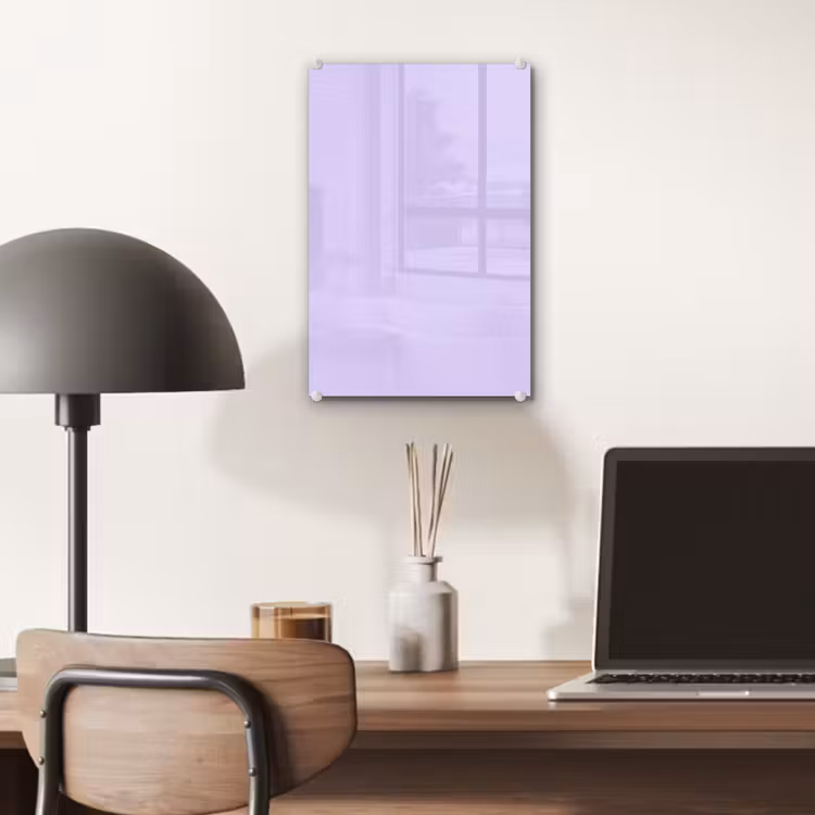 Glas schilderij - Light - Orchid - Paars — 7