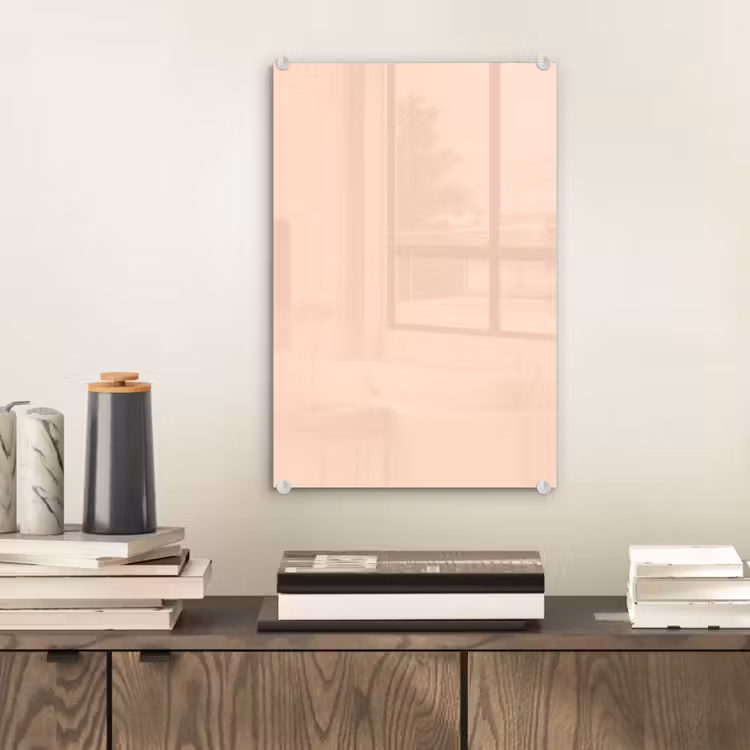 Glas schilderij - Pale - Peach - Nude — 2