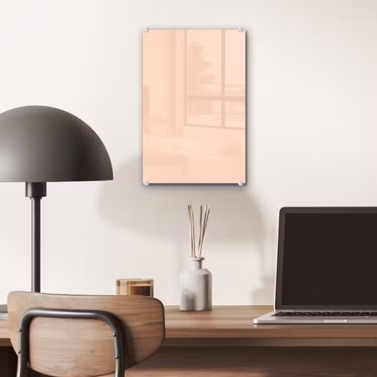 Glas schilderij - Pale - Peach - Nude — 7