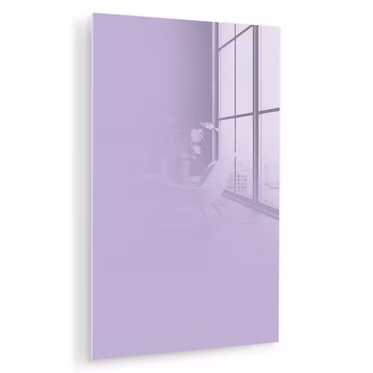 Glas schilderij - Pastel - Lilac - Paars — 1