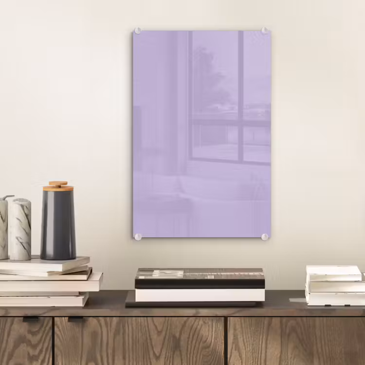 Glas schilderij - Pastel - Lilac - Paars — 2