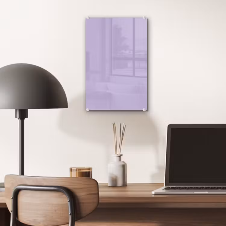 Glas schilderij - Pastel - Lilac - Paars — 7
