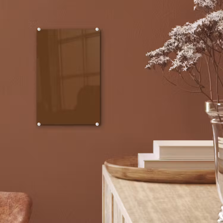 Glas schilderij - Rich - Espresso - Bruin — 6
