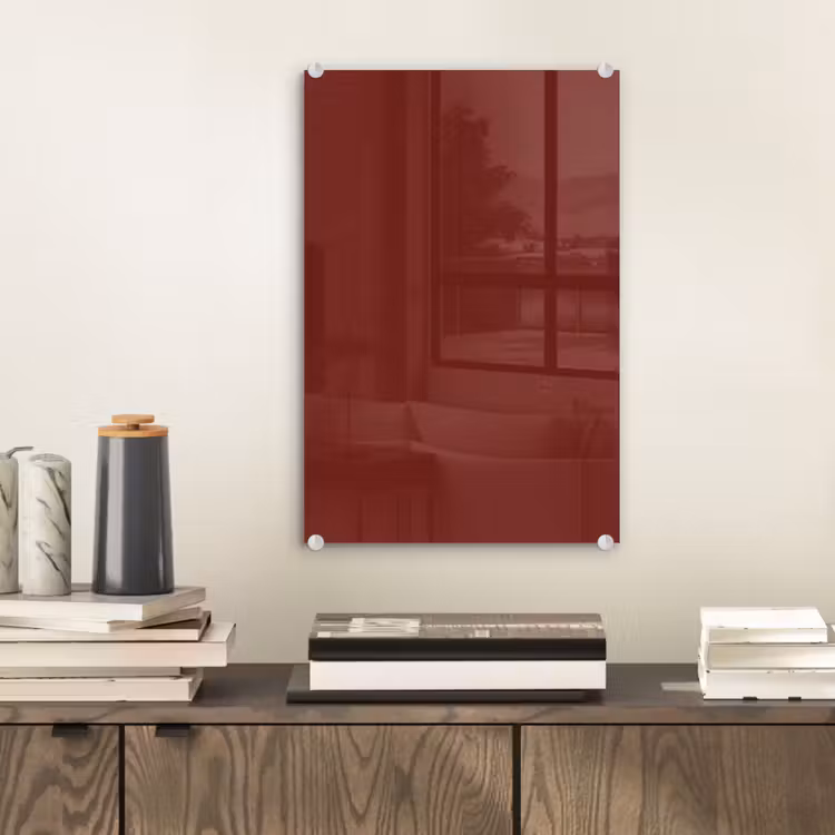 Glas schilderij - Rustic - Terracotta - Rood — 2