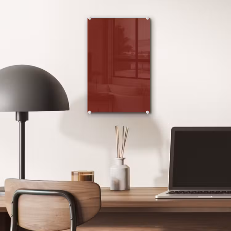 Glas schilderij - Rustic - Terracotta - Rood — 7