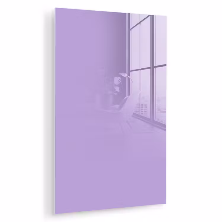 Glas schilderij - Soft - Lavender - Paars — 1