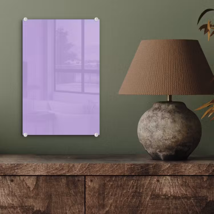 Glas schilderij - Soft - Lavender - Paars — 4