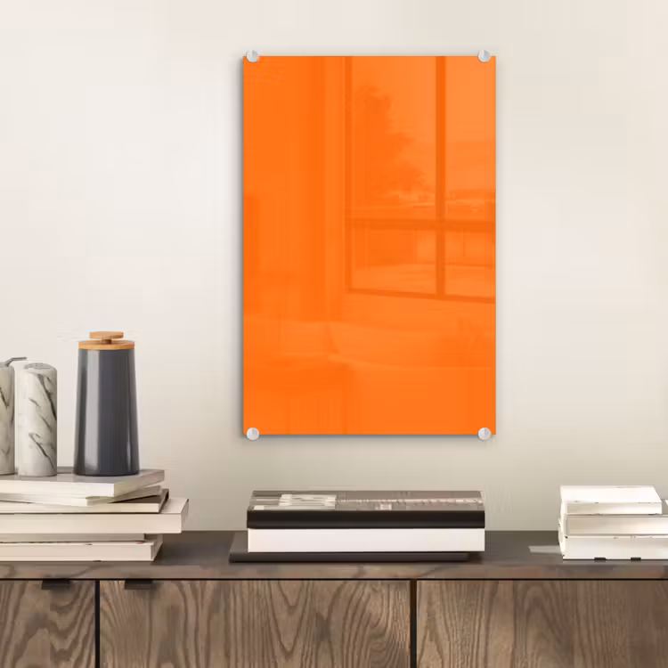 Glas schilderij - Spiced - Pumpkin - Oranje — 2