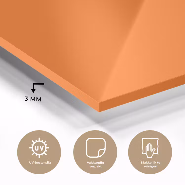 Glas schilderij - Spiced - Pumpkin - Oranje — 3