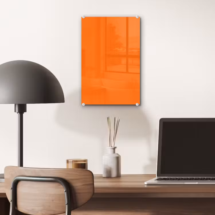 Glas schilderij - Spiced - Pumpkin - Oranje — 7