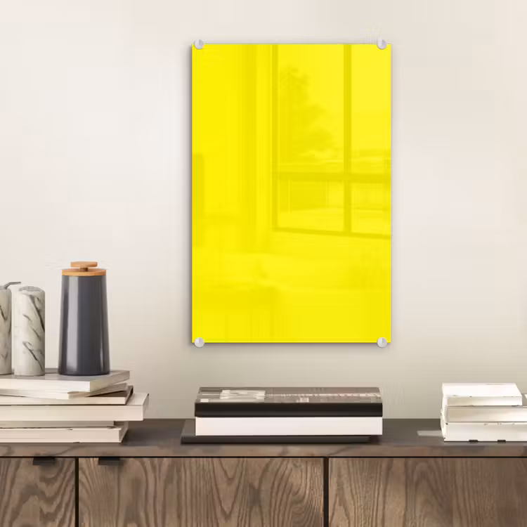 Glas schilderij - Sunshine - Glow - Geel — 2
