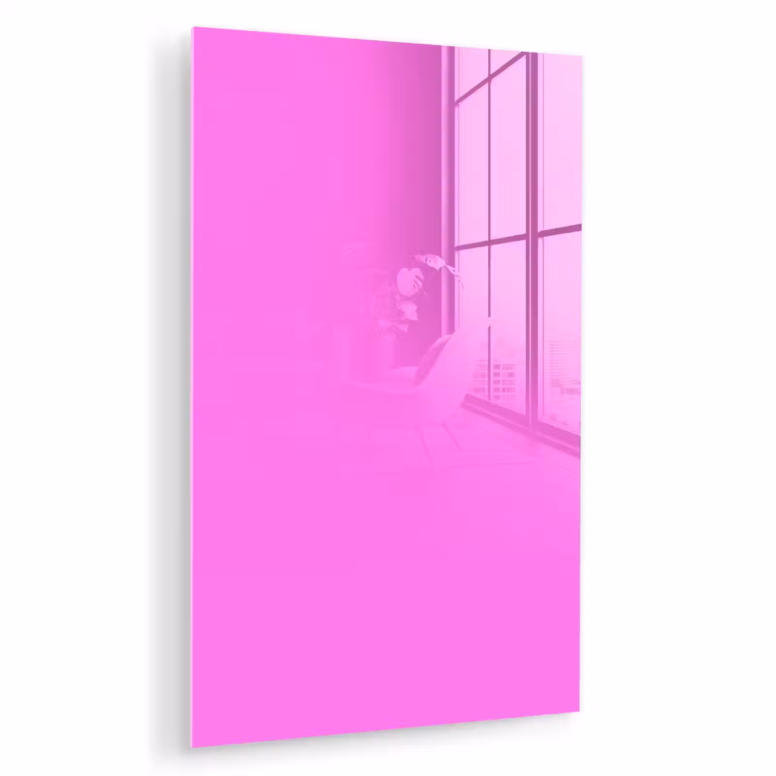 Glas schilderij - Bright - Orchid - Roze — 1