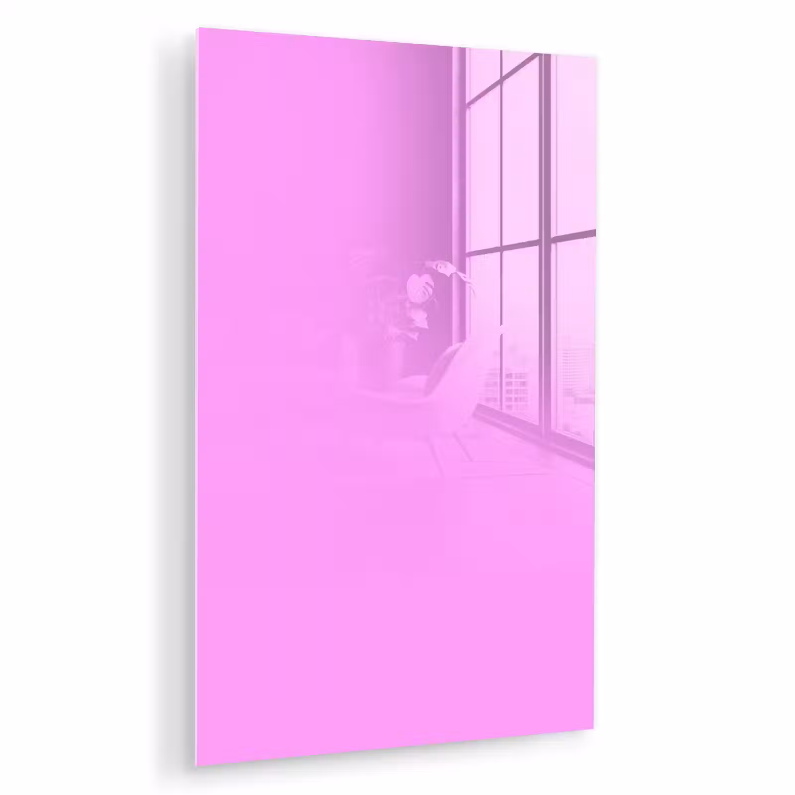 Glas schilderij - Soft - Lavender - Roze — 1