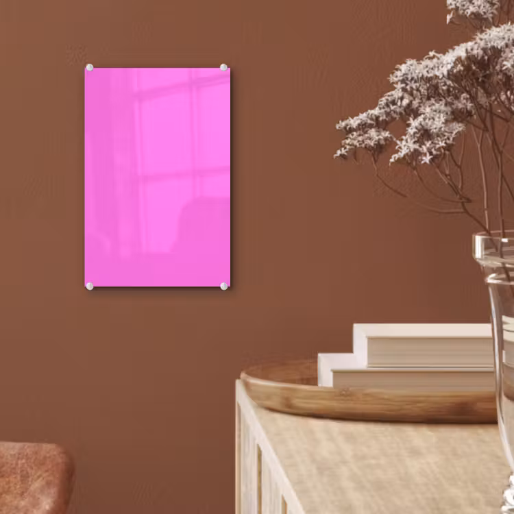 Glas schilderij - Bright - Orchid - Roze — 6