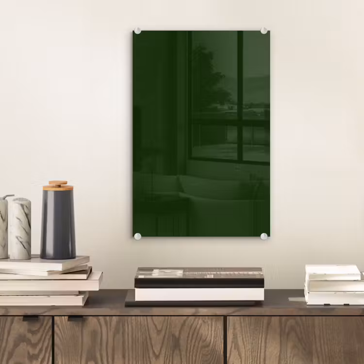 Glas schilderij - Forest - Green - Groen — 2