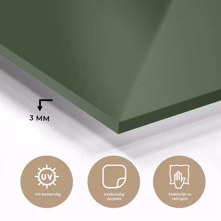 Glas schilderij - Forest - Green - Groen — 3
