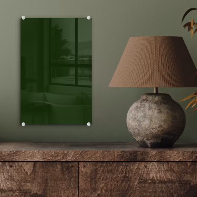 Glas schilderij - Forest - Green - Groen — 4