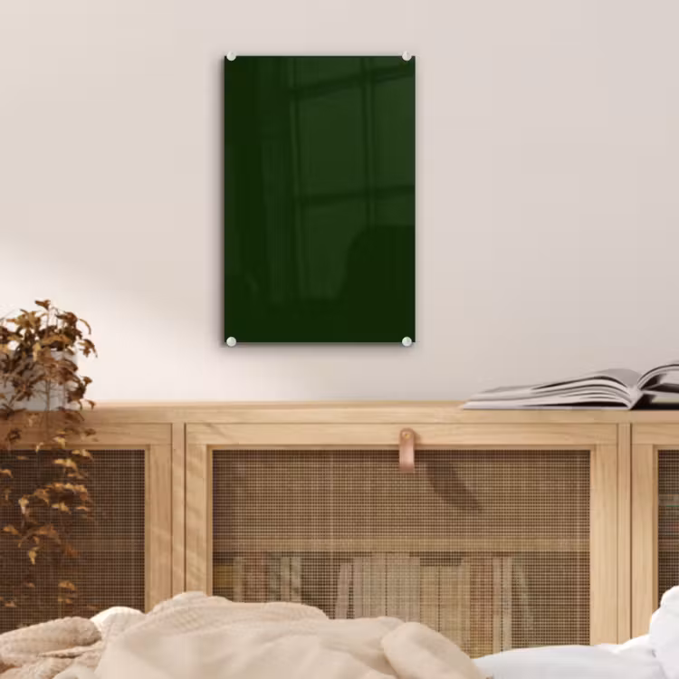 Glas schilderij - Forest - Green - Groen — 5