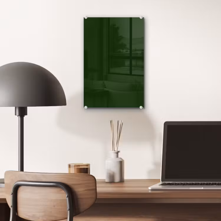 Glas schilderij - Forest - Green - Groen — 7