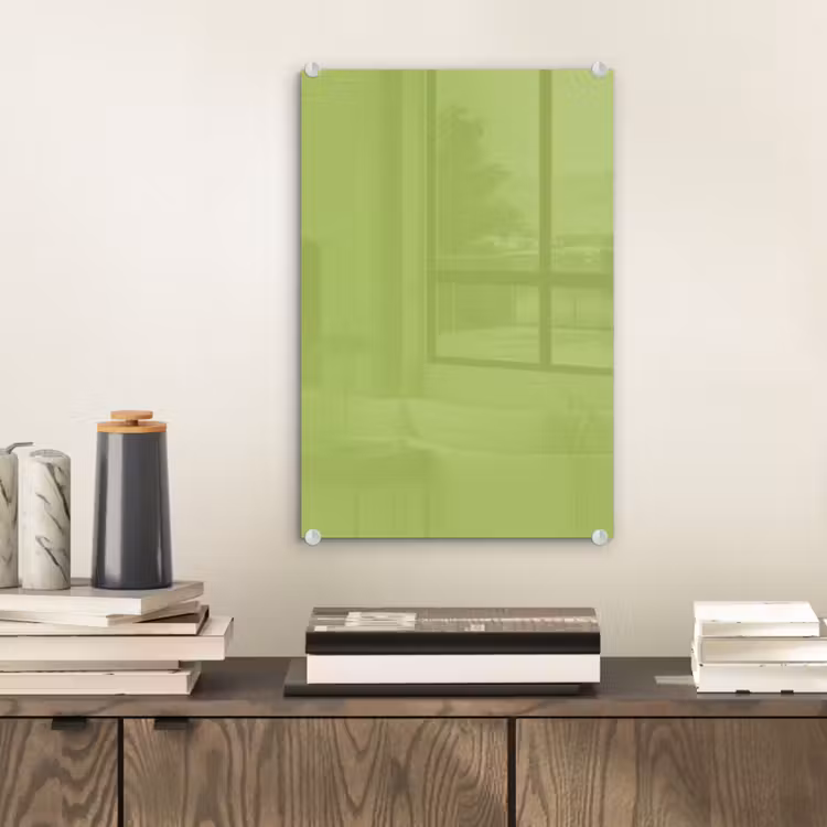Glas schilderij - Lime - Glow - Groen — 2