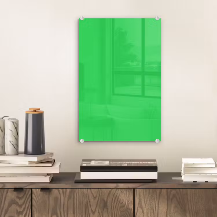 Glas schilderij - Mint - Green - Groen — 2