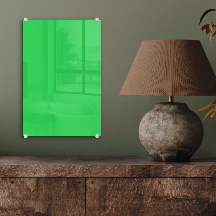 Glas schilderij - Mint - Green - Groen — 4