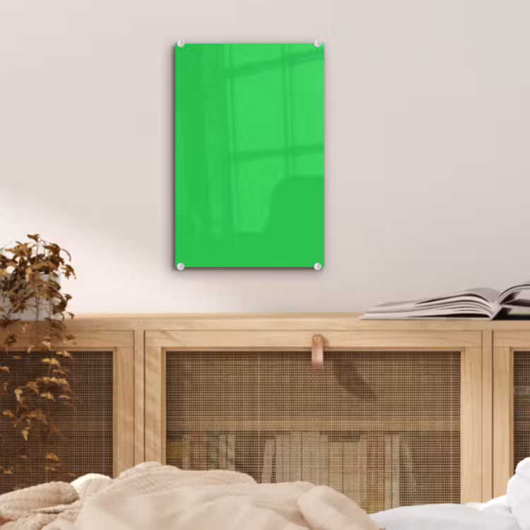 Glas schilderij - Mint - Green - Groen — 5