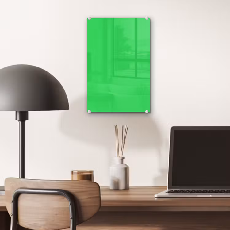 Glas schilderij - Mint - Green - Groen — 7