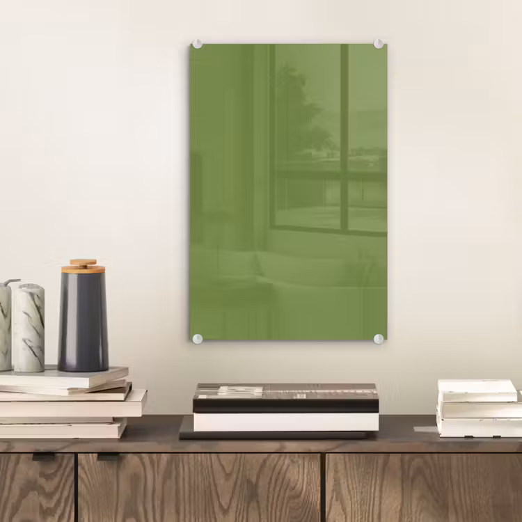 Glas schilderij - Moss - Green - Groen — 2