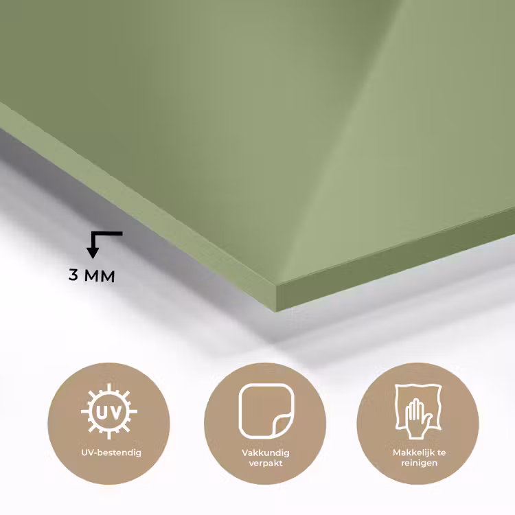 Glas schilderij - Moss - Green - Groen — 3