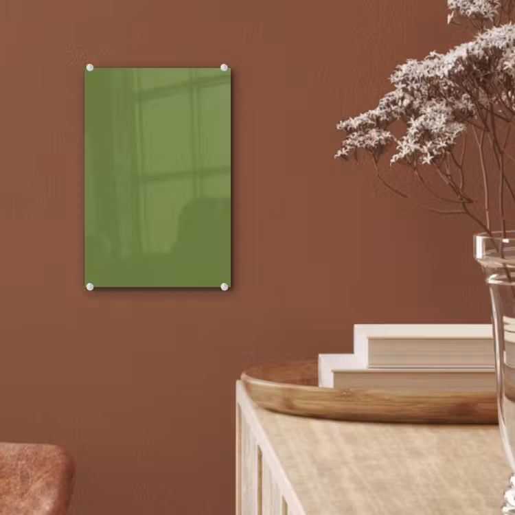 Glas schilderij - Moss - Green - Groen — 6