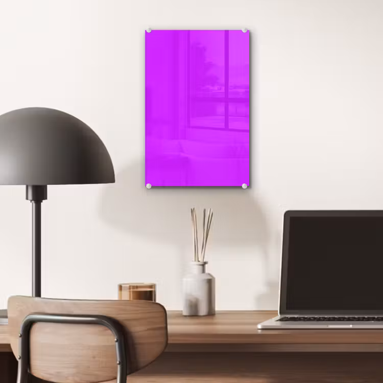 Glas schilderij - Neon - Orchid - Paars — 7