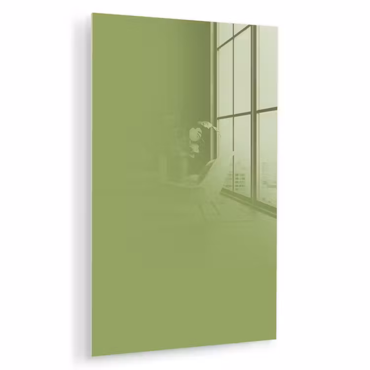 Glas schilderij - Sage - Green - Groen — 1