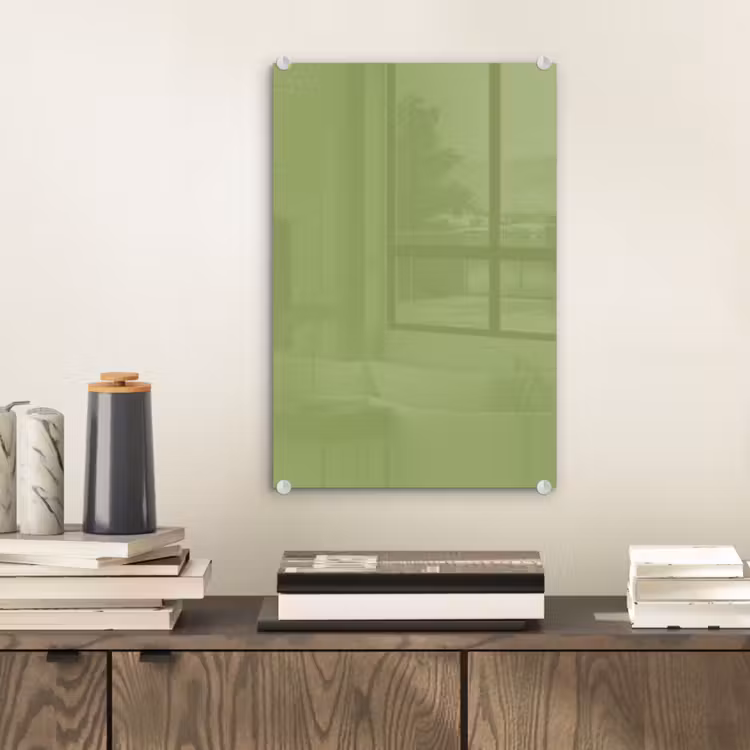 Glas schilderij - Sage - Green - Groen — 2
