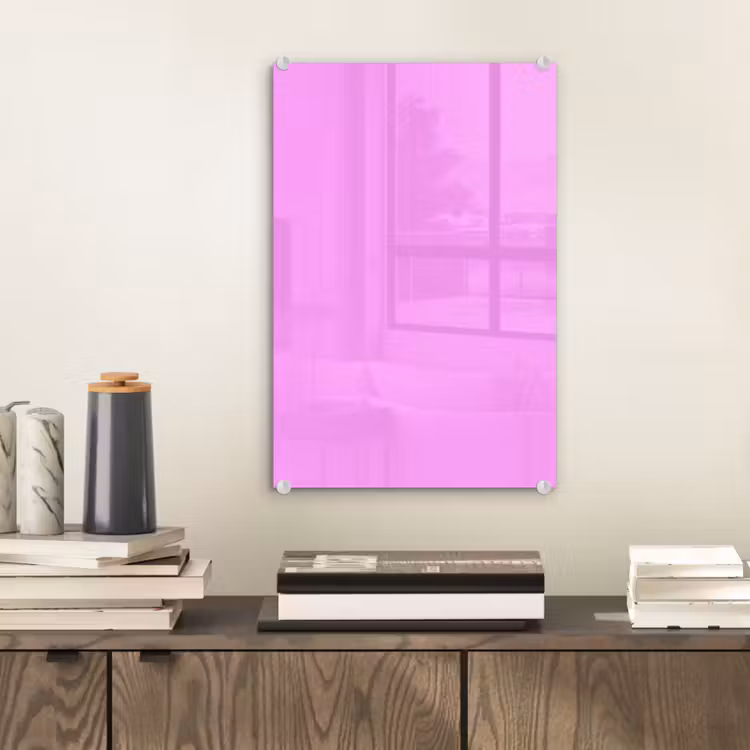 Glas schilderij - Soft - Lavender - Roze — 2