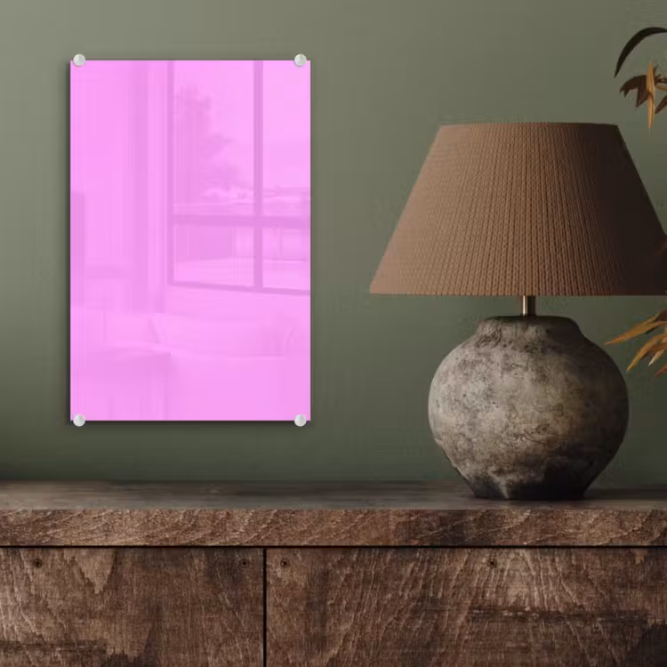 Glas schilderij - Soft - Lavender - Roze — 4