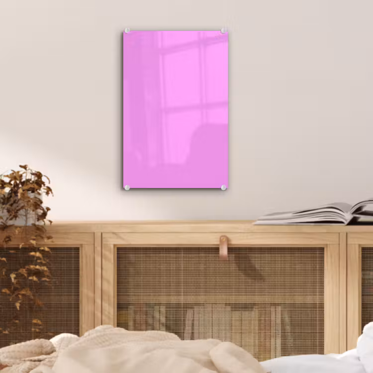 Glas schilderij - Soft - Lavender - Roze — 5
