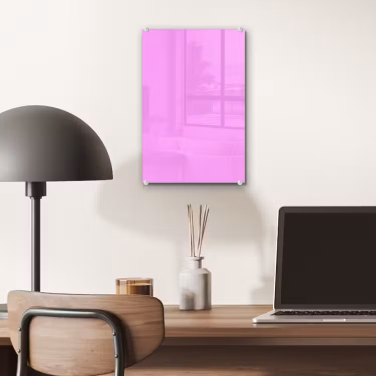 Glas schilderij - Soft - Lavender - Roze — 7