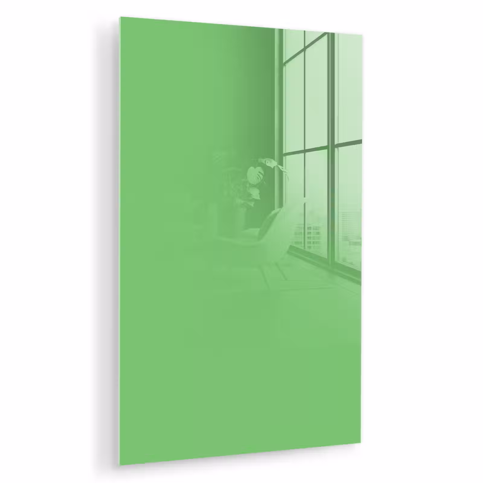 Glas schilderij - Meadow - Green - Groen — 1