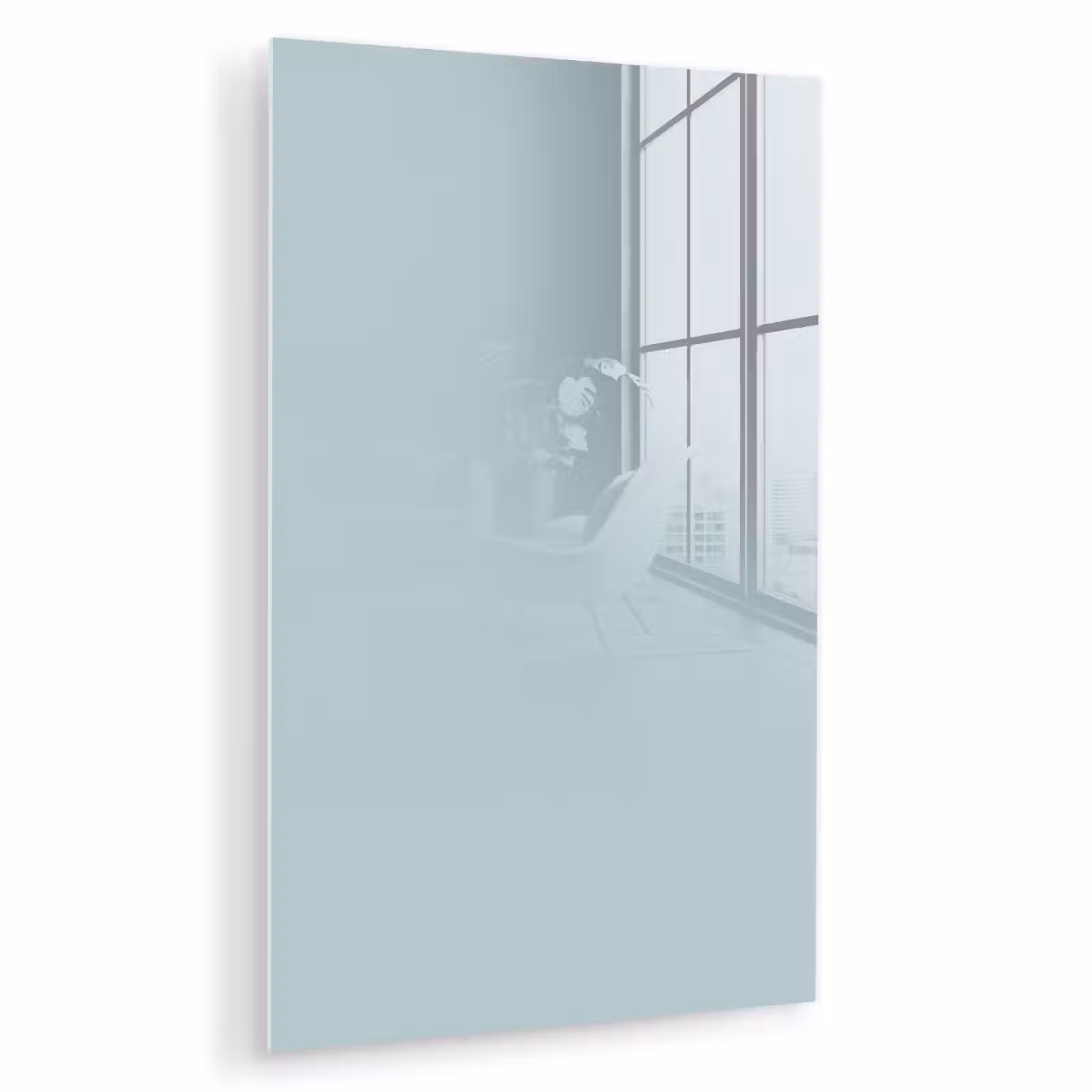 Glas schilderij - Slate - Blue - Blauw — 1