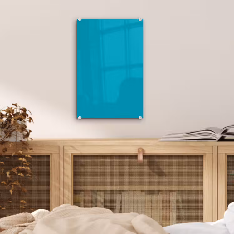Glas schilderij - Deep - Turquoise - Turkoois — 5