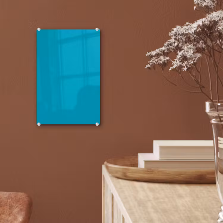 Glas schilderij - Deep - Turquoise - Turkoois — 6